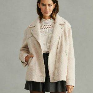 Anthropologie Longline Moto Jacket